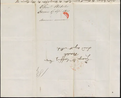 Ebenezer Webster to George Coffin, 17 April 1840