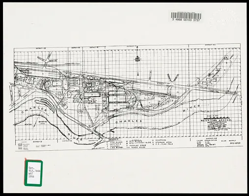 Watertown Arsenal master allocation plan Current utilization districts - zones - subzones
