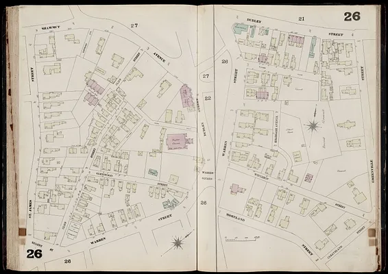 Insurance map of Charlestown : portions of Roxbury (now annexed to Boston) and Cambridge