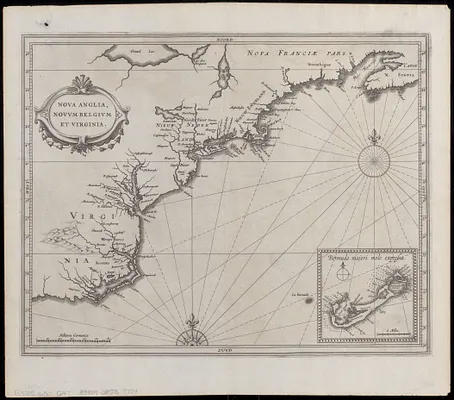 Nova Anglia, Novum Belgium et Virginia