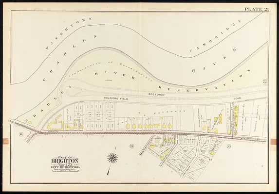 Atlas of the city of Boston, ward 25, Brighton