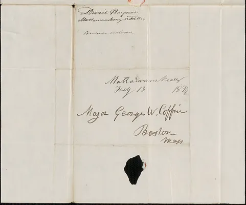 David Haynes to George Coffin, 12 February 1844