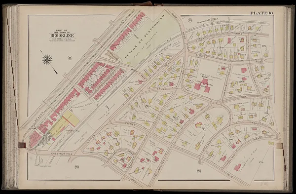 Atlas of the town of Brookline, Norfolk County, Massachusetts