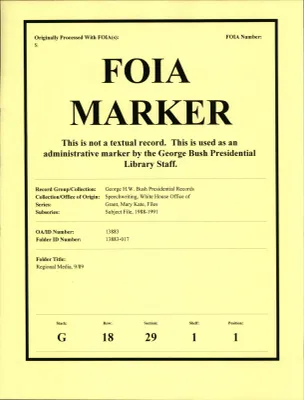 Regional Media 9/89 [OA 4422]