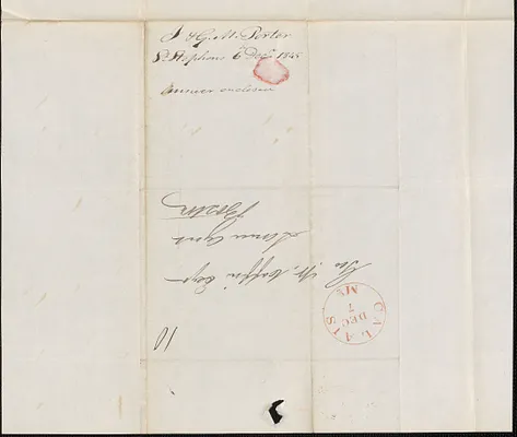 J. & G. Porter to George Coffin,  6 December 1845