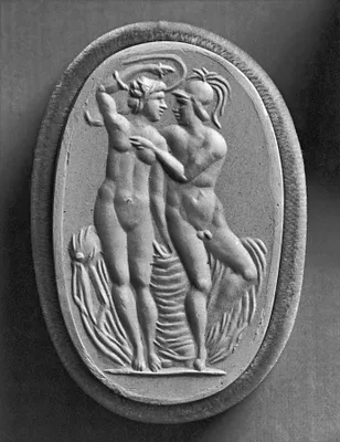 Intaglio of Mars and Venus