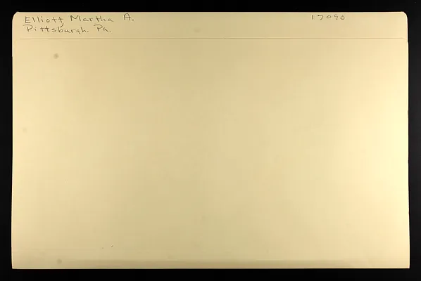 Elliott, Martha A.