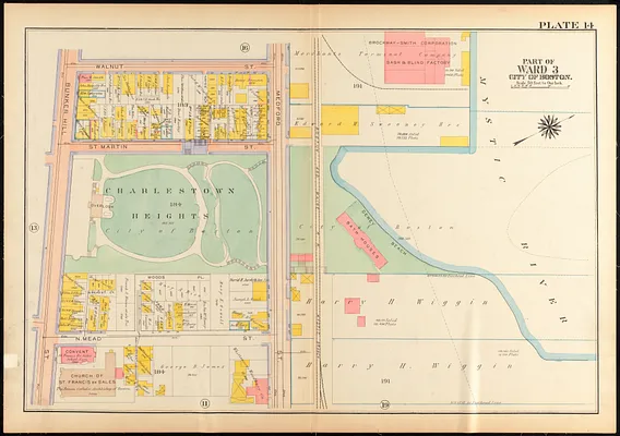 Atlas of the city of Boston, Charlestown and East Boston