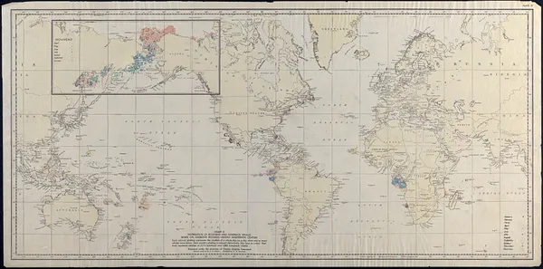 Distribution of Bowhead and Humpback Whales based on logbook records - mostly nineteenth century