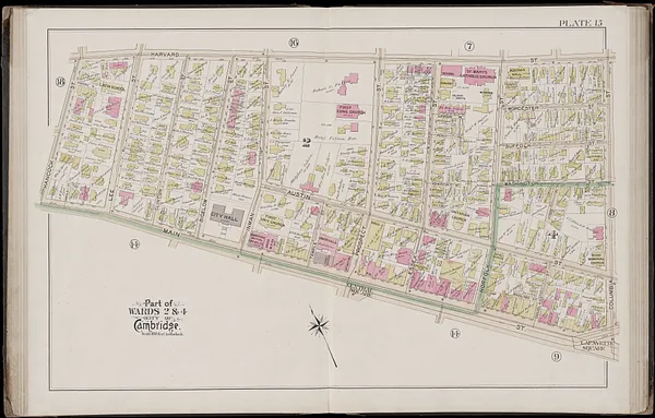 Atlas of the city of Cambridge, Massachusetts