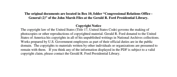 Congressional Relations Office - General (2)