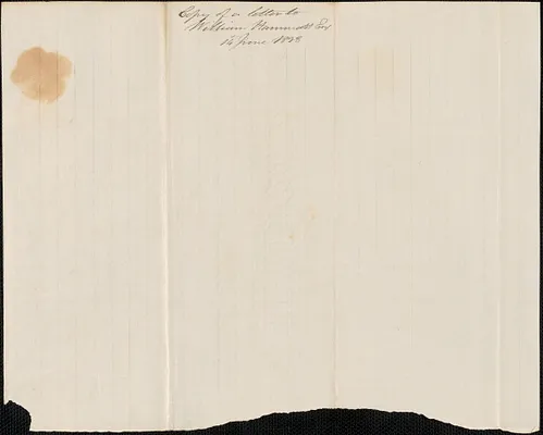 George Coffin to William Hammatt, 14 June 1838