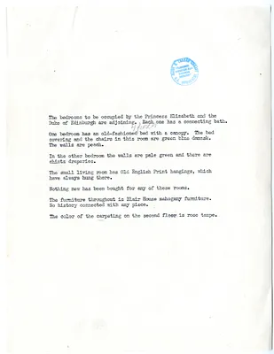 Typewritten Note