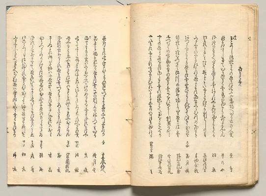 Spread Twenty-One from Volume Four of People of Japan in Light Verse (Kyōka)