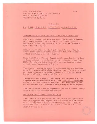 List of Women in the U.S. Congress