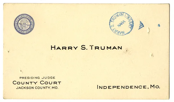 Anniversary Note from Harry S. Truman to Bess W. Truman