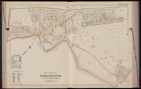 Atlas of Dorchester, West Roxbury and Brighton, city of Boston