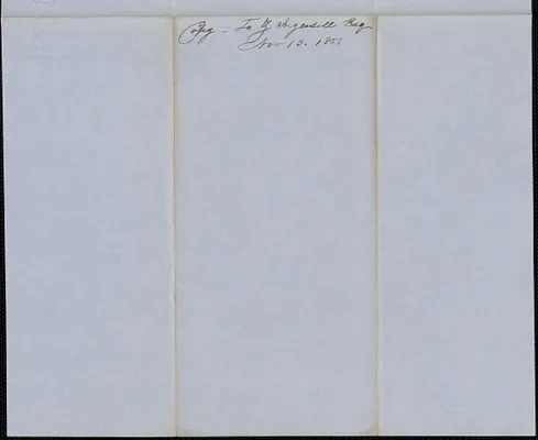 Copy of a letter from Samuel Warner to Z. Ingersoll, 13 November 1851