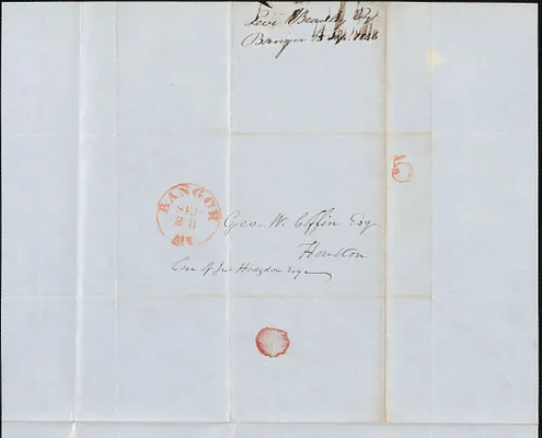 Levi Bradley to George Coffin, 25 September 1846