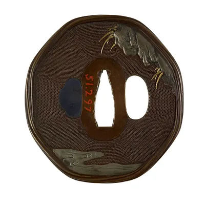Tsuba with Monkeys