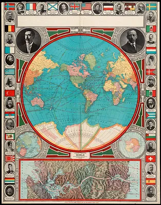 Spherical projection world