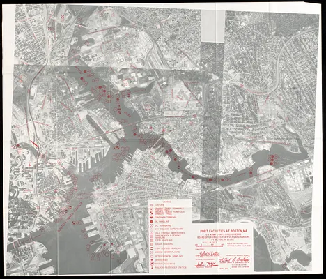 Port facilities at Boston, MA