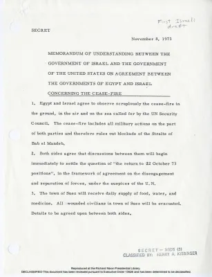Secretary Kissinger's Trip to the Middle East [3 of 4]