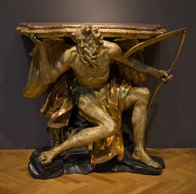 Console Table Depicting Chronos, or Father Time