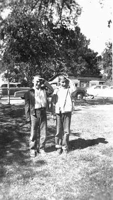 Boys Saluting, Cedar Falls, 1958