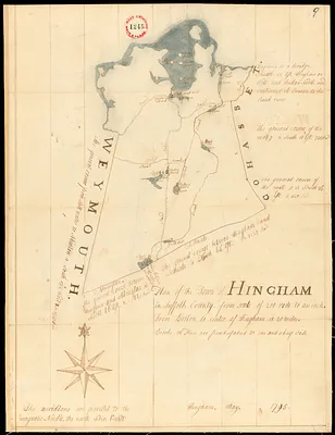 Plan of Hingham, surveyor's name not given, dated May, 1795.