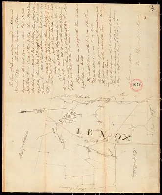 Plan of Lenox, made by Eldad Lewis, dated November 1794.