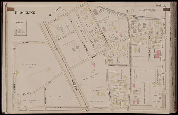 Atlas of the town of Brookline, Massachusetts