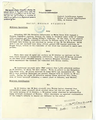 Memorandum, Daily Korean Bulletin