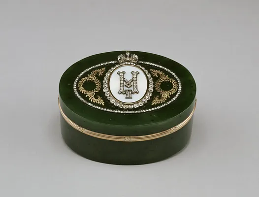 Oval Box with Monogram of Nicholas II