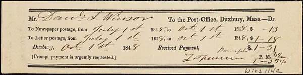 Miscellaneous household receipts