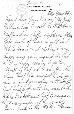 Longhand Note of President Harry S. Truman