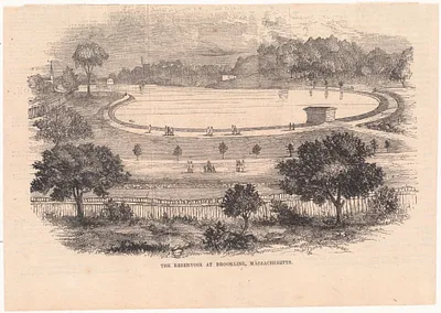 Brookline Reservoir from Gleason's Pictorial