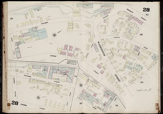 Insurance map of Charlestown : portions of Roxbury (now annexed to Boston) and Cambridge