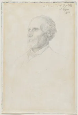 Portrait of Sir Frederick W. Burton, Director of the National Gallery, London
