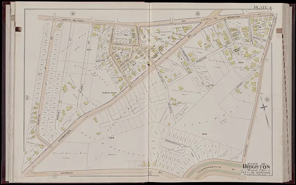 Atlas of the city of Boston, volume seven, Brighton, Mass.