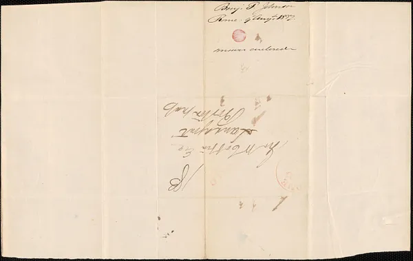 Benjamin P. Johnson to George Coffin, 9 August 1837
