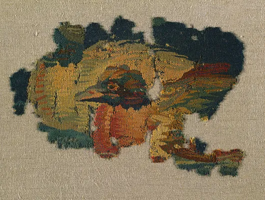 Duck's Head from a Large Curtain