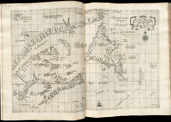Carta particolare della terra nuoua con la Gran Baia et il Fiume Grande della Canida