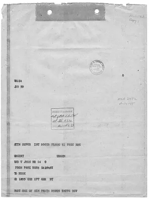 Telegram from Ambassador Averell Harriman to President Harry S. Truman and Secretary of State James Byrnes