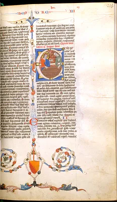 Leaf from Bentivoglio Bible