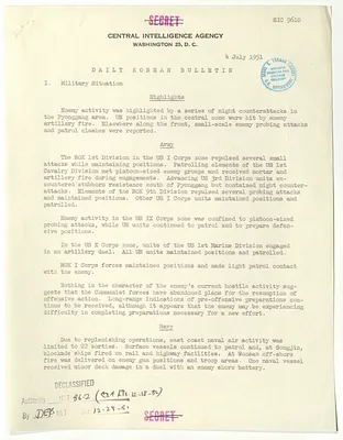 Memorandum, Daily Korean Bulletin