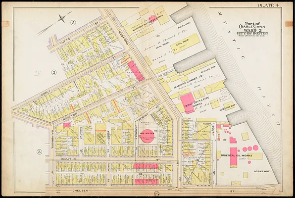Atlas of the city of Boston : Charlestown