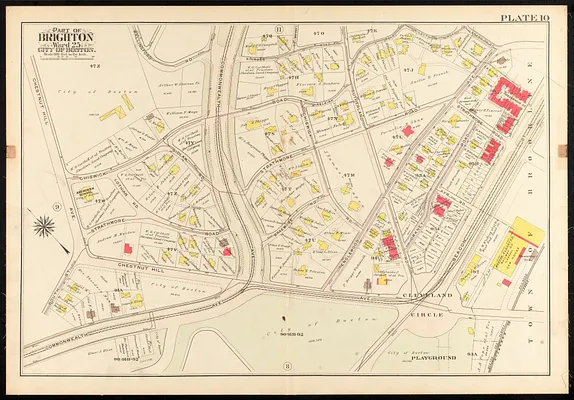 Atlas of the city of Boston, ward 25, Brighton