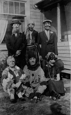 Costumed Group Portrait, Albia, 1940