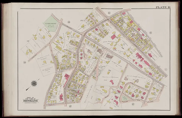 Atlas of the town of Brookline, Norfolk County, Massachusetts